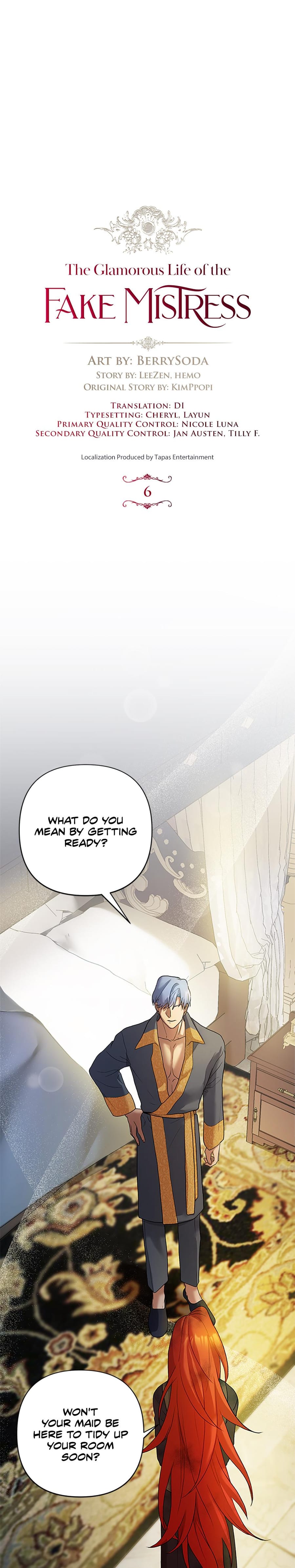 The Glamorous Life of the Fake Mistress Uncensored, chapter 6, page 8 of 34