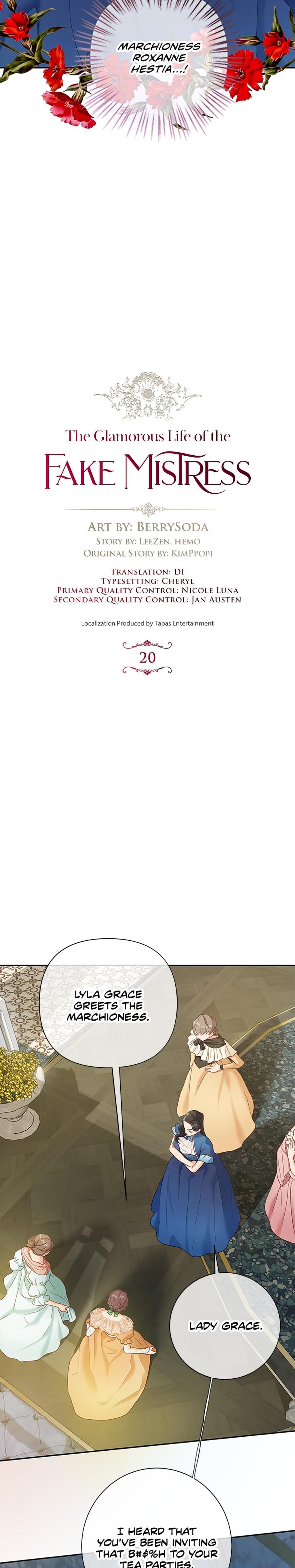The Glamorous Life of the Fake Mistress Uncensored, chapter 20, page 7 of 33