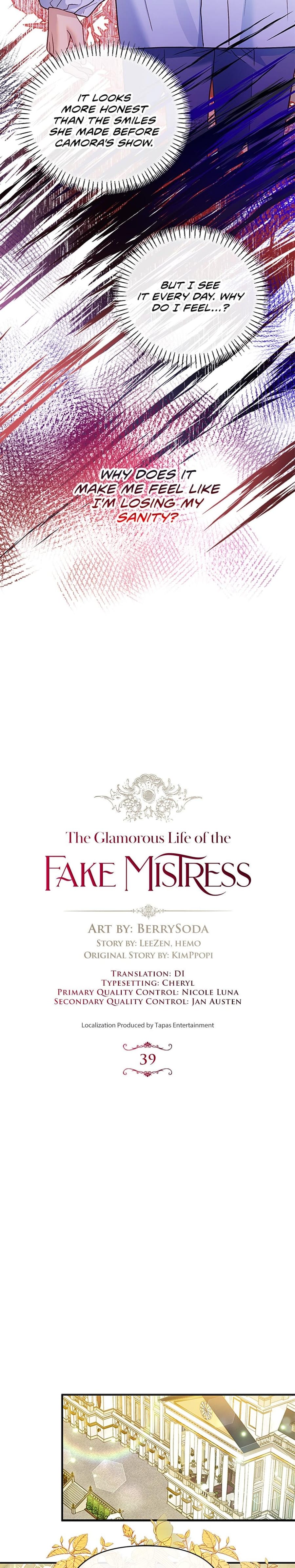 The Glamorous Life of the Fake Mistress Uncensored, chapter 39, page 18 of 28