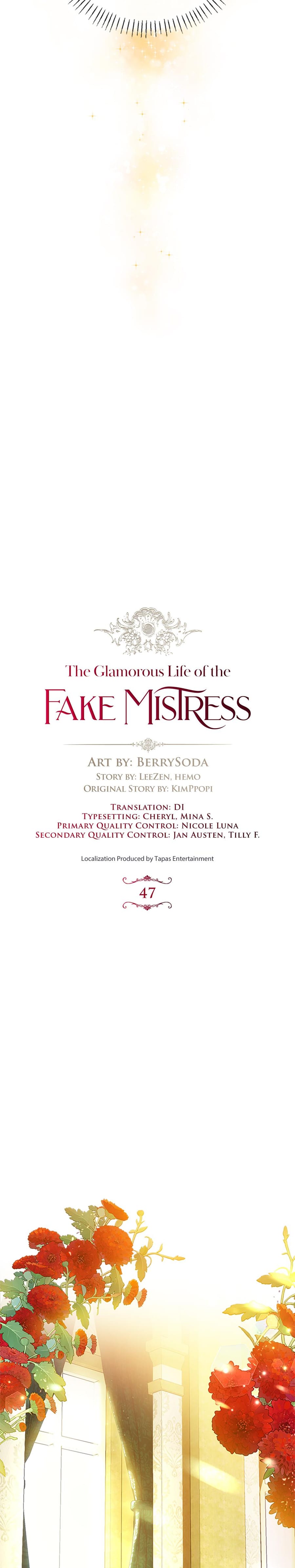 The Glamorous Life of the Fake Mistress Uncensored, chapter 47, page 7 of 42