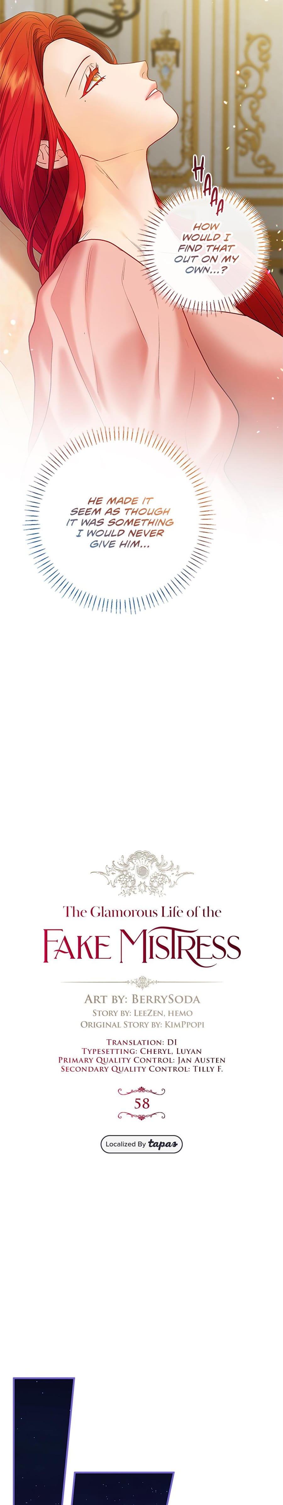 The Glamorous Life of the Fake Mistress Uncensored, chapter 58, page 5 of 31