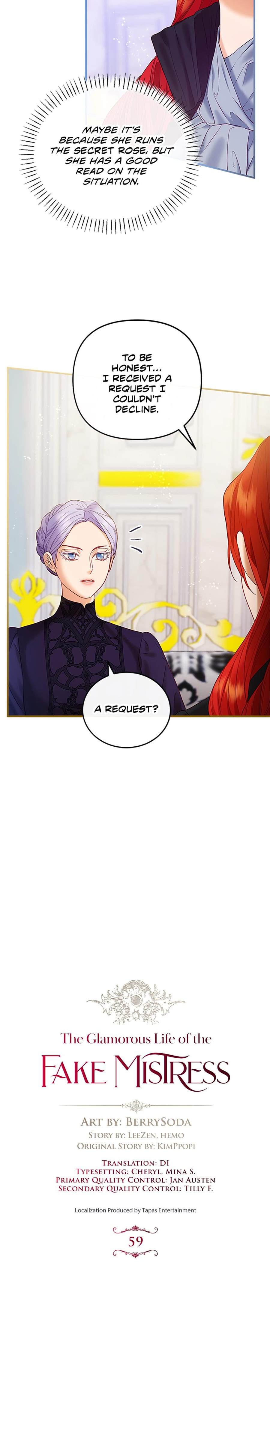 The Glamorous Life of the Fake Mistress Uncensored, chapter 59, page 7 of 28