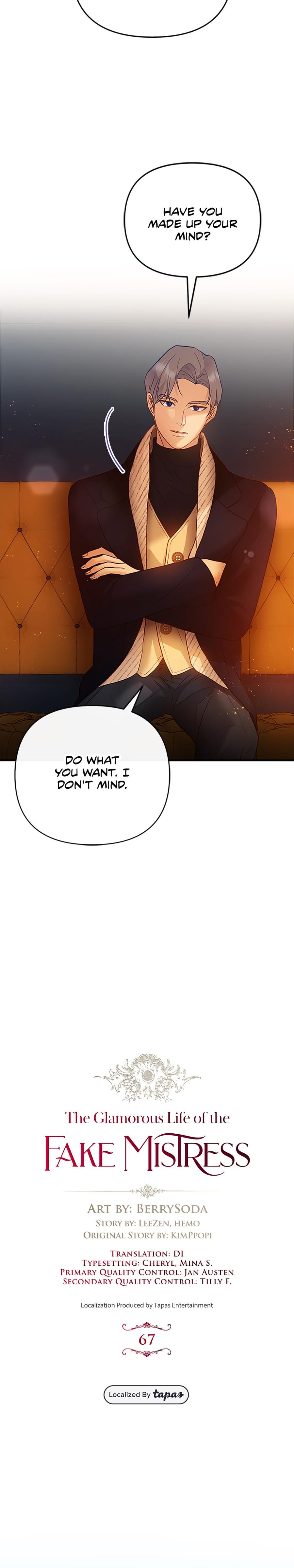 The Glamorous Life of the Fake Mistress Uncensored, chapter 67, page 9 of 35