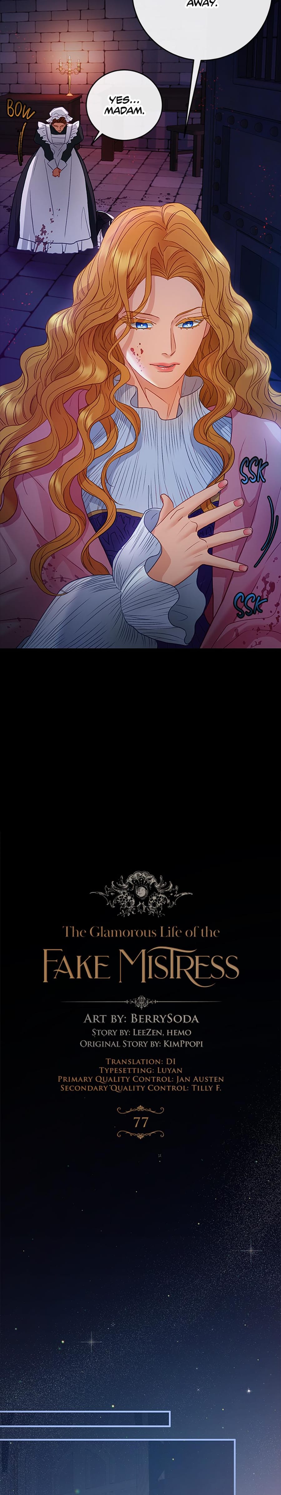The Glamorous Life of the Fake Mistress Uncensored, chapter 77, page 7 of 35