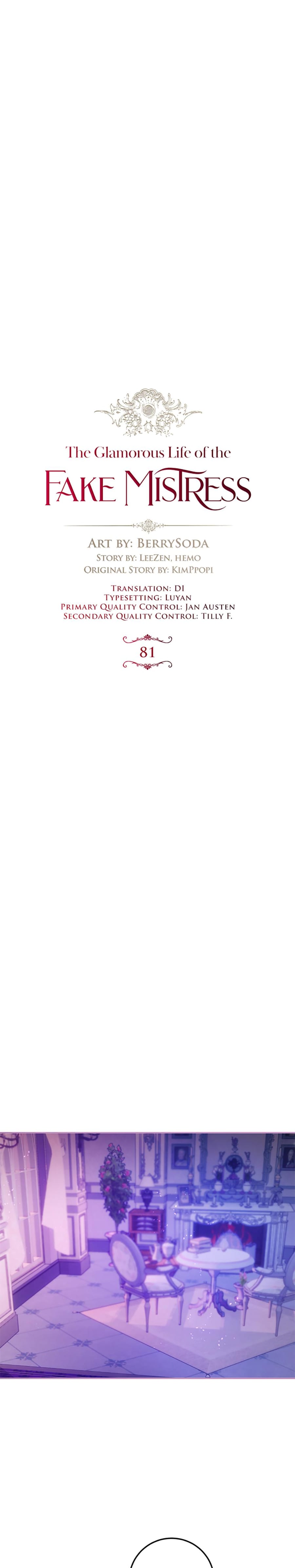 The Glamorous Life of the Fake Mistress Uncensored, chapter 81, page 13 of 33