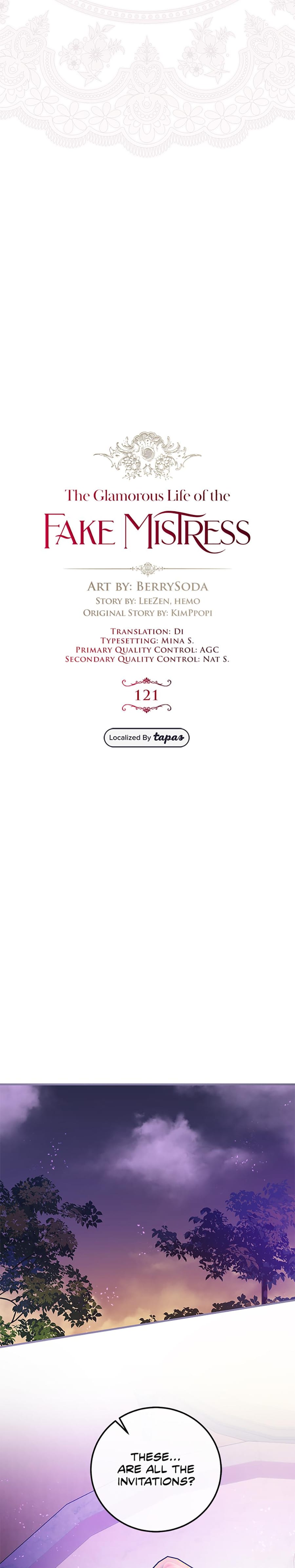 The Glamorous Life of the Fake Mistress Uncensored, chapter 121, page 15 of 40