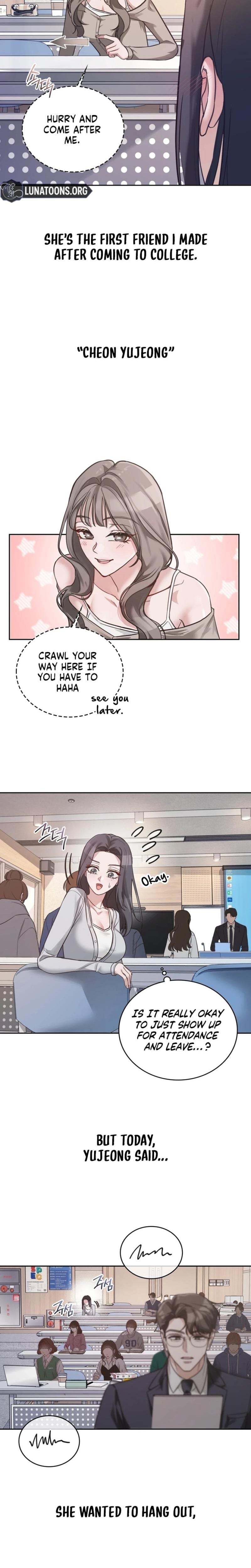A Female College Student Who Provides Services Uncensored, chapter 1, page 6 of 33