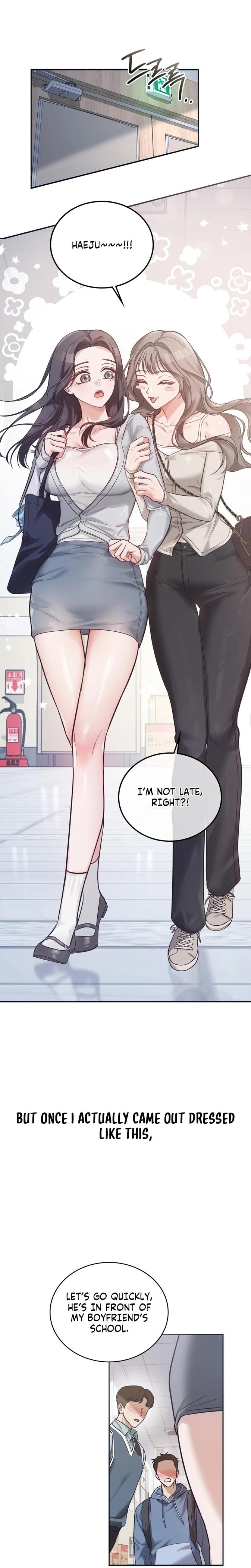 A Female College Student Who Provides Services Uncensored, chapter 1, page 8 of 33