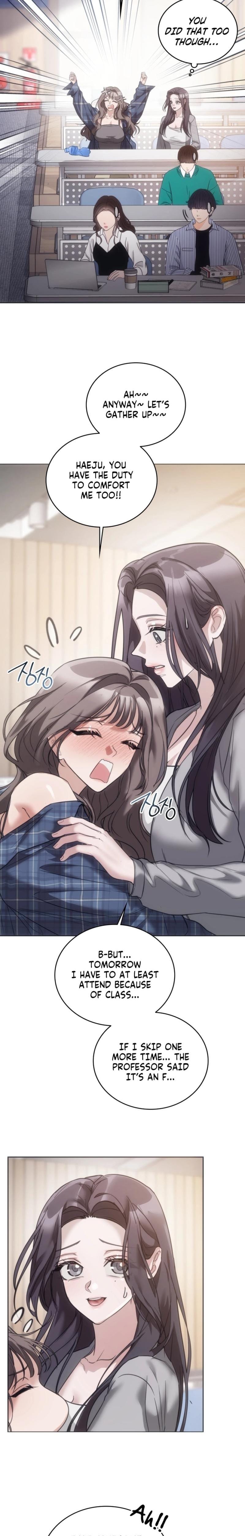 A Female College Student Who Provides Services Uncensored, chapter 17, page 15 of 18