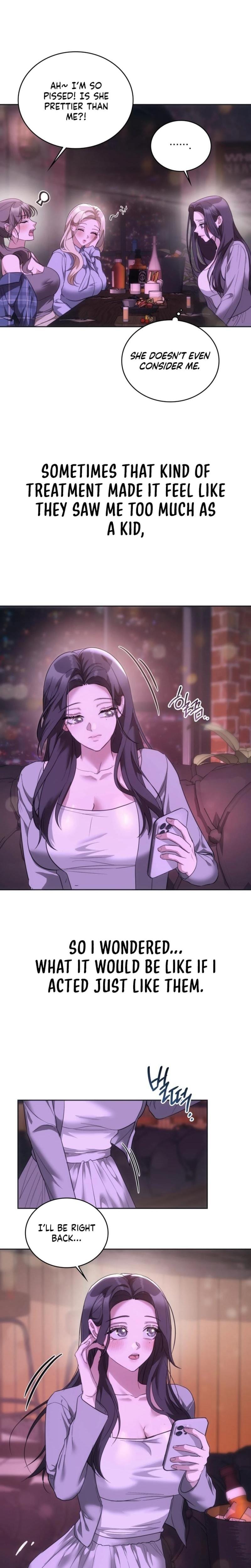 A Female College Student Who Provides Services Uncensored, chapter 18, page 17 of 21