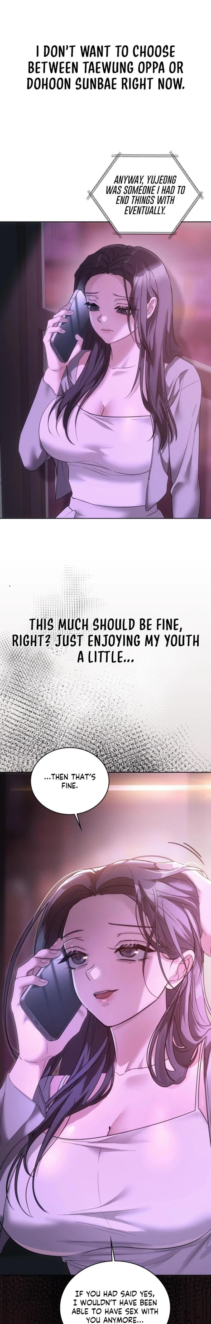 A Female College Student Who Provides Services Uncensored, chapter 18, page 20 of 21
