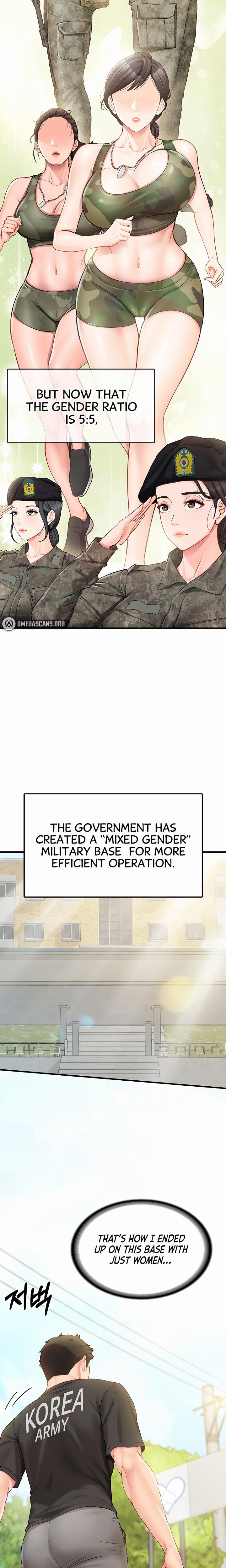 I'm the Only Man on the Military Base Uncensored, chapter 1, page 8 of 39