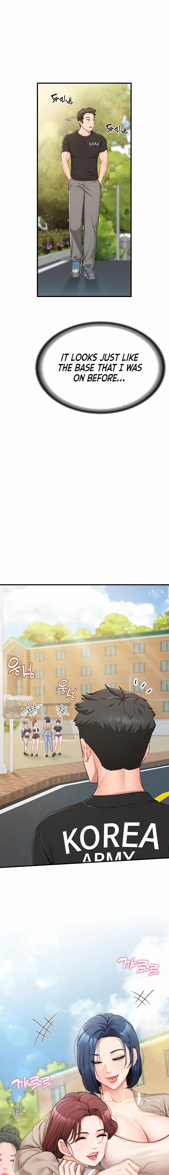 I'm the Only Man on the Military Base Uncensored, chapter 1, page 10 of 39