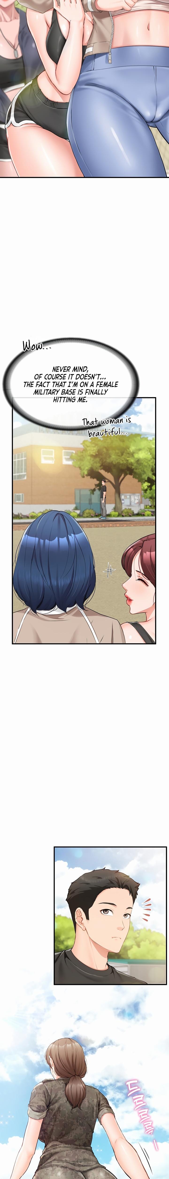 I'm the Only Man on the Military Base Uncensored, chapter 1, page 11 of 39