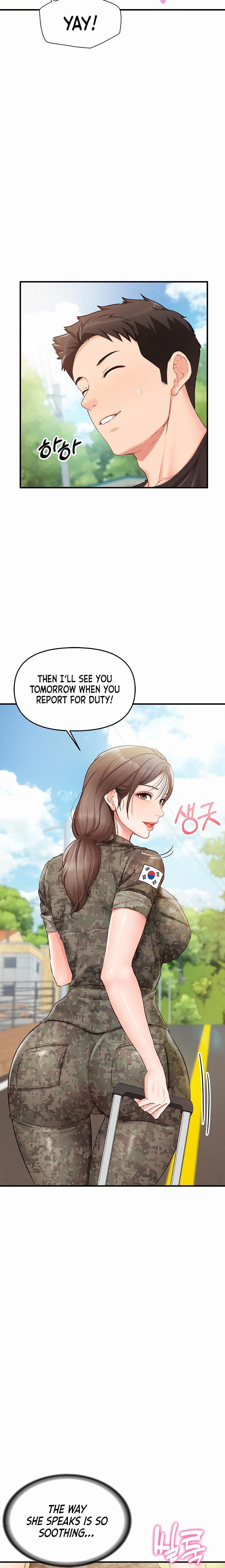 I'm the Only Man on the Military Base Uncensored, chapter 1, page 15 of 39
