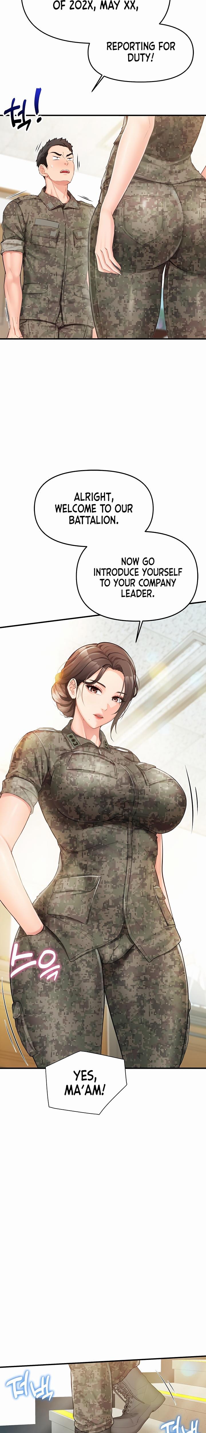 I'm the Only Man on the Military Base Uncensored, chapter 1, page 18 of 39