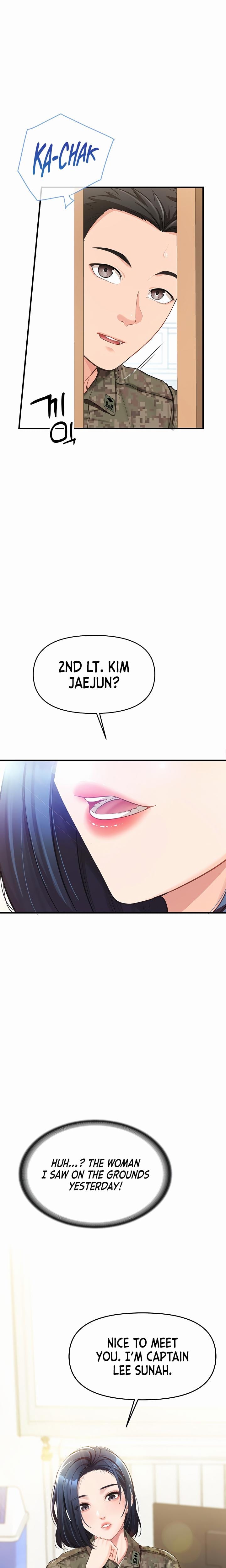 I'm the Only Man on the Military Base Uncensored, chapter 1, page 21 of 39