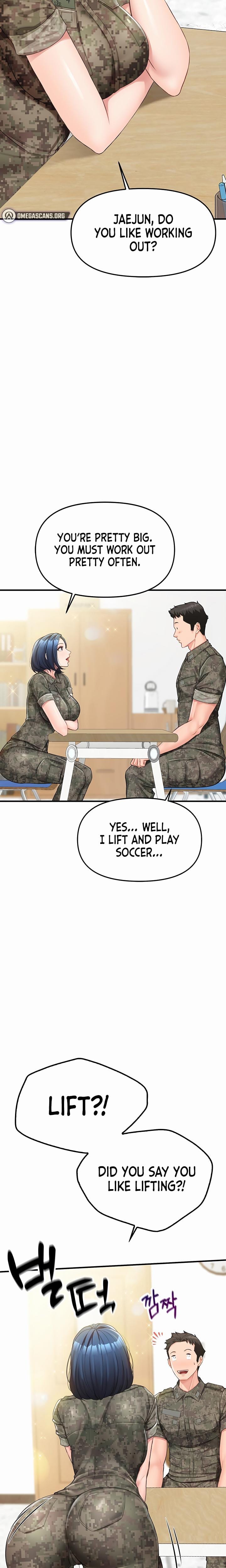 I'm the Only Man on the Military Base Uncensored, chapter 1, page 23 of 39