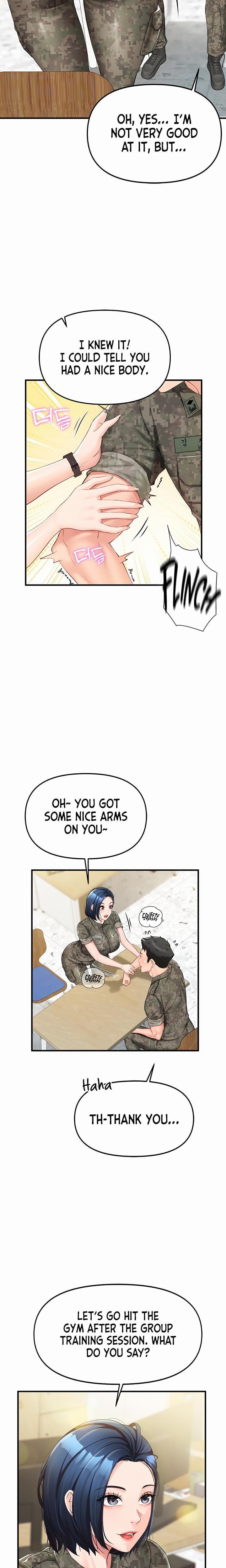 I'm the Only Man on the Military Base Uncensored, chapter 1, page 24 of 39