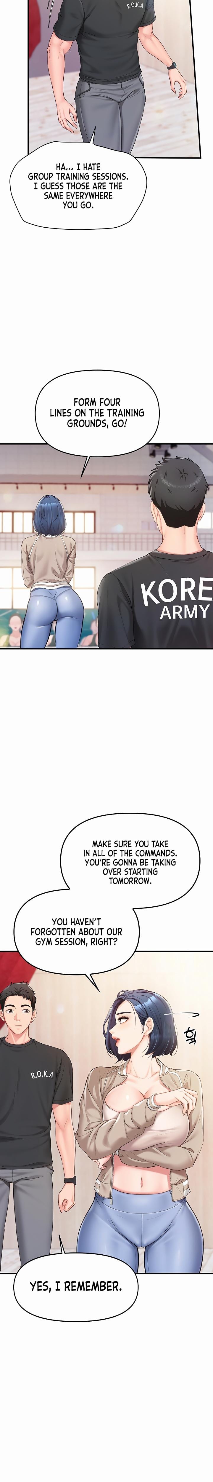 I'm the Only Man on the Military Base Uncensored, chapter 1, page 26 of 39