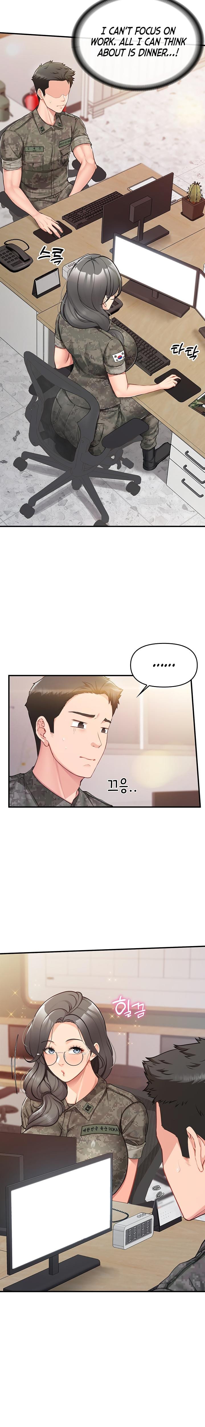 I'm the Only Man on the Military Base Uncensored, chapter 2, page 24 of 41
