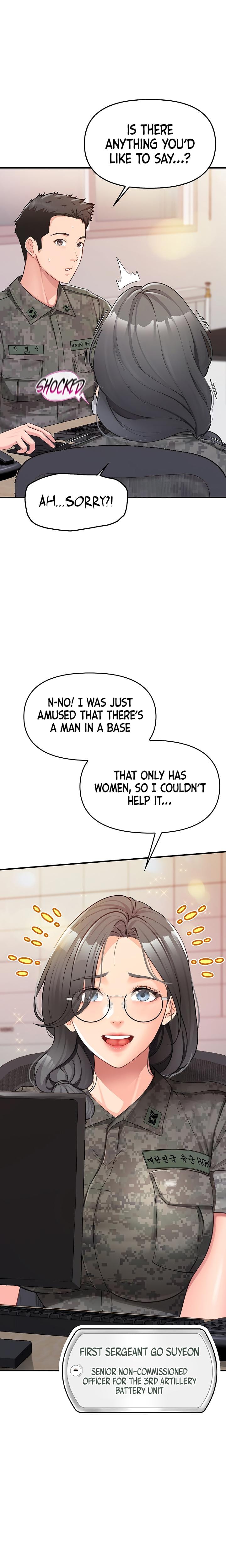 I'm the Only Man on the Military Base Uncensored, chapter 2, page 25 of 41