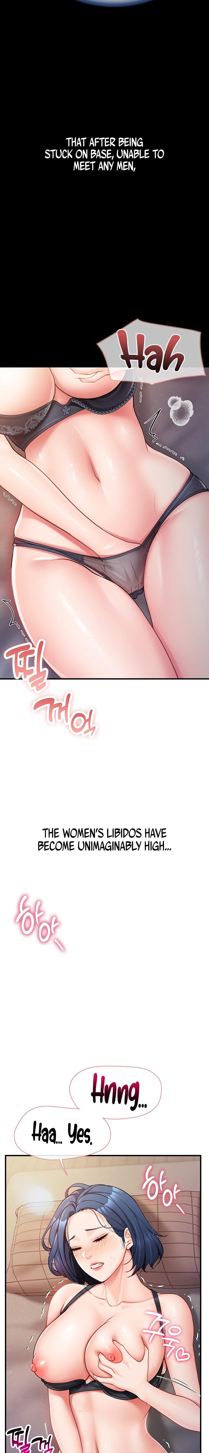 I'm the Only Man on the Military Base Uncensored, chapter 3, page 31 of 33