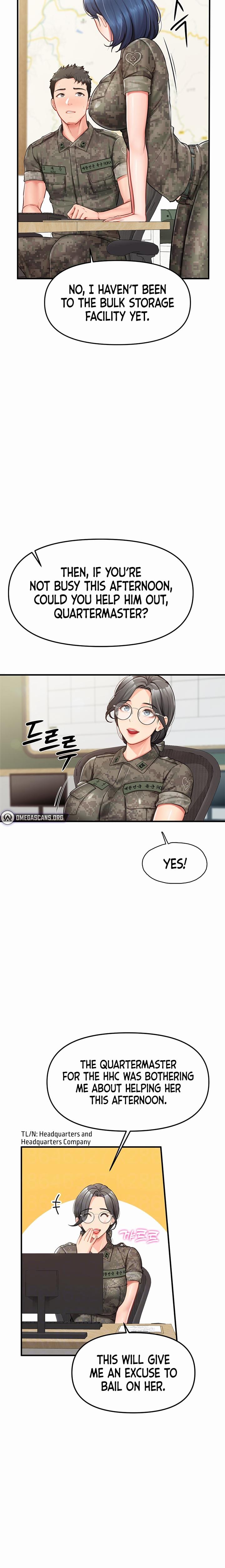 I'm the Only Man on the Military Base Uncensored, chapter 7, page 6 of 27