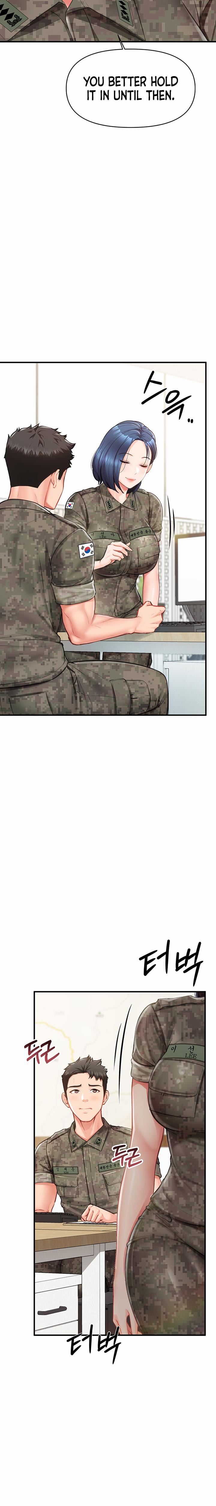 I'm the Only Man on the Military Base Uncensored, chapter 7, page 10 of 27