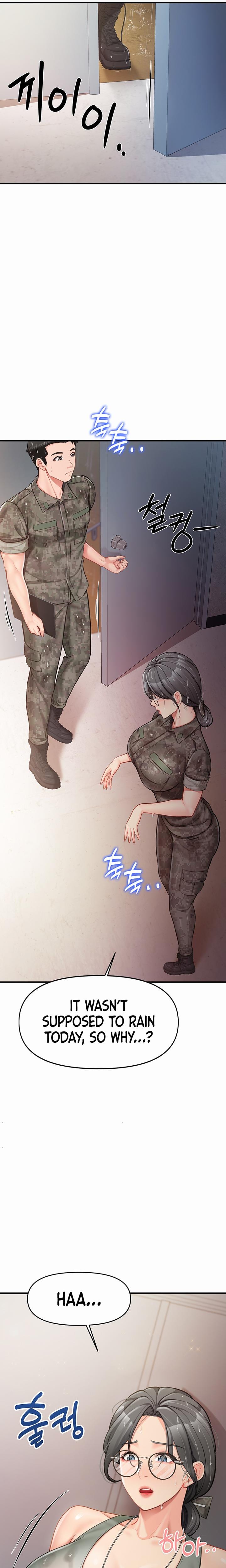 I'm the Only Man on the Military Base Uncensored, chapter 7, page 16 of 27
