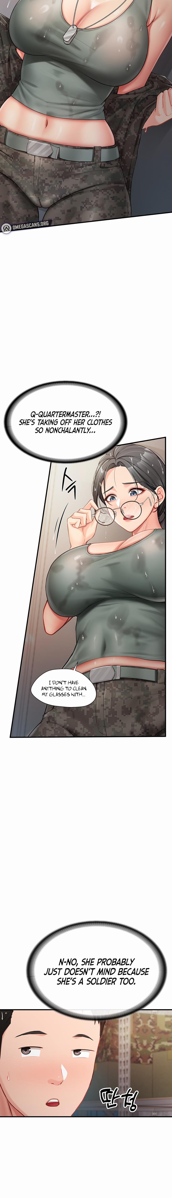 I'm the Only Man on the Military Base Uncensored, chapter 7, page 17 of 27