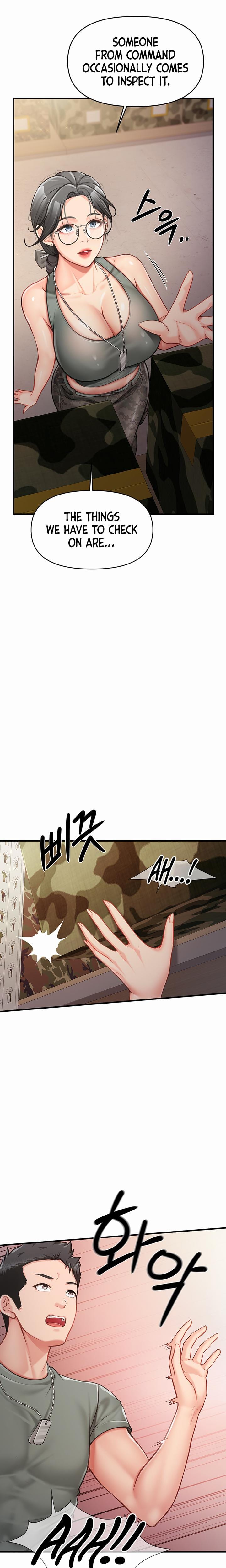 I'm the Only Man on the Military Base Uncensored, chapter 7, page 20 of 27