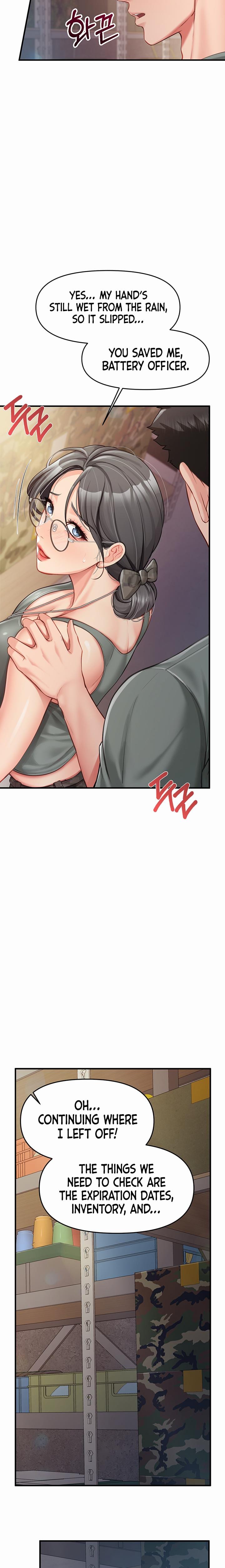 I'm the Only Man on the Military Base Uncensored, chapter 7, page 23 of 27