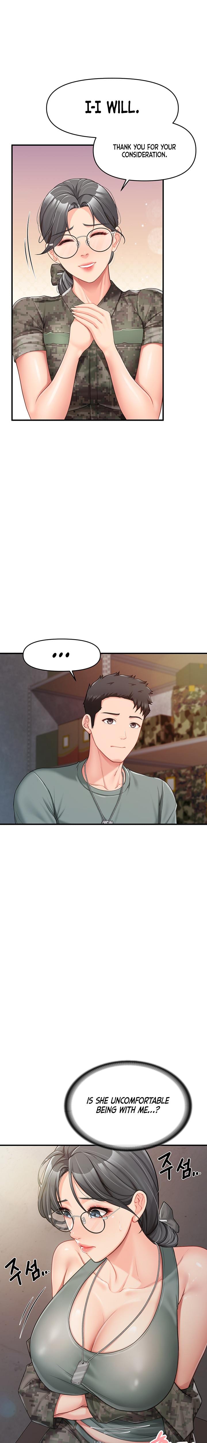 I'm the Only Man on the Military Base Uncensored, chapter 8, page 13 of 26