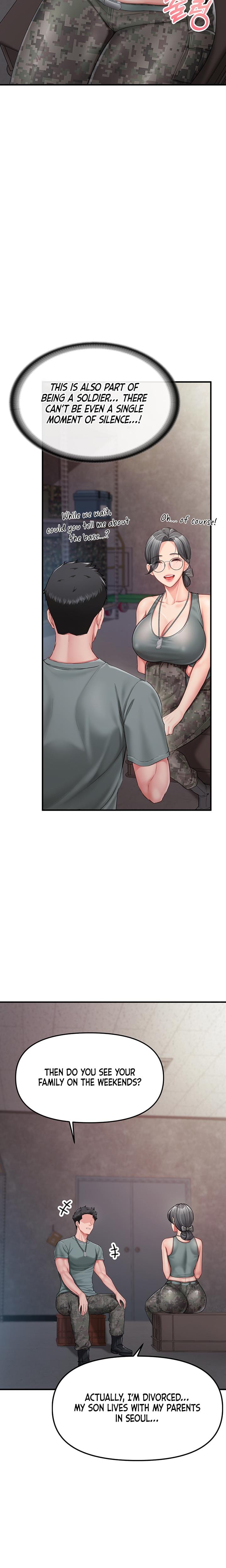 I'm the Only Man on the Military Base Uncensored, chapter 8, page 14 of 26