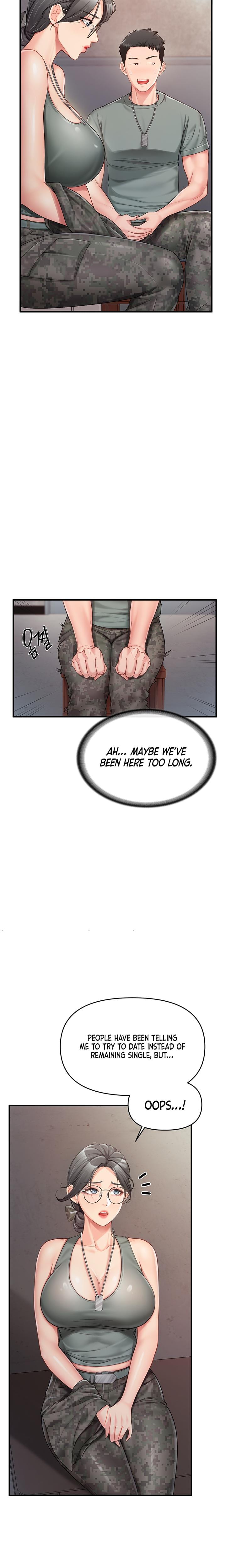 I'm the Only Man on the Military Base Uncensored, chapter 8, page 16 of 26