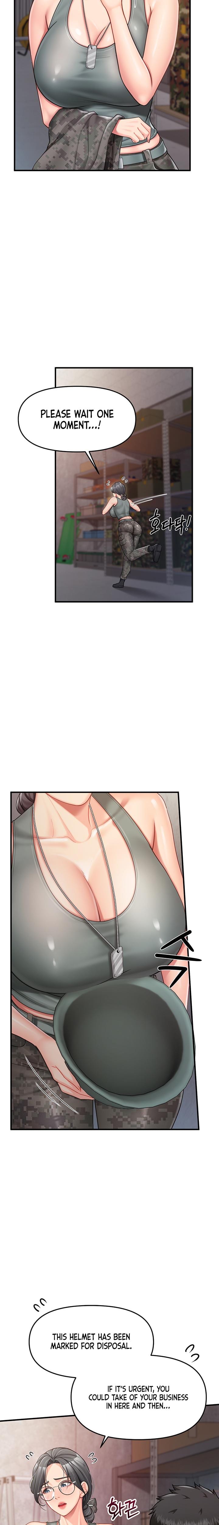 I'm the Only Man on the Military Base Uncensored, chapter 8, page 18 of 26