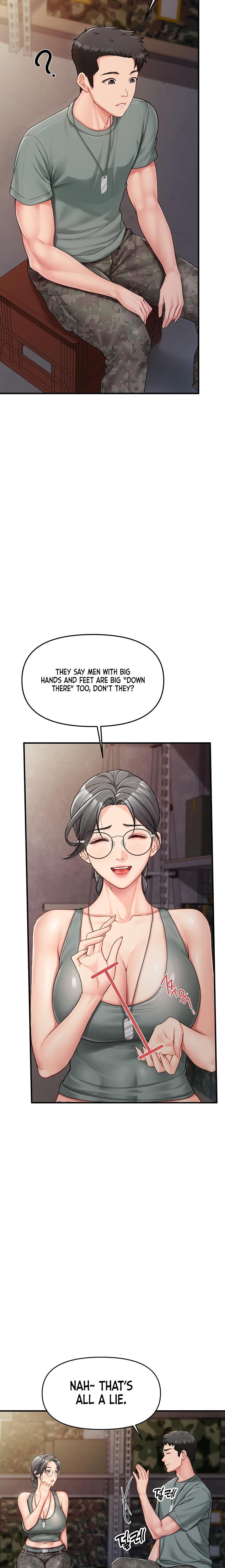 I'm the Only Man on the Military Base Uncensored, chapter 9, page 7 of 28
