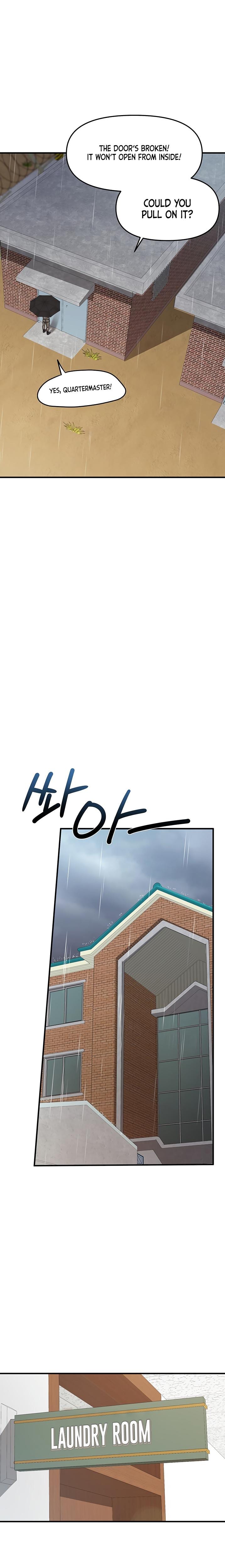 I'm the Only Man on the Military Base Uncensored, chapter 9, page 10 of 28