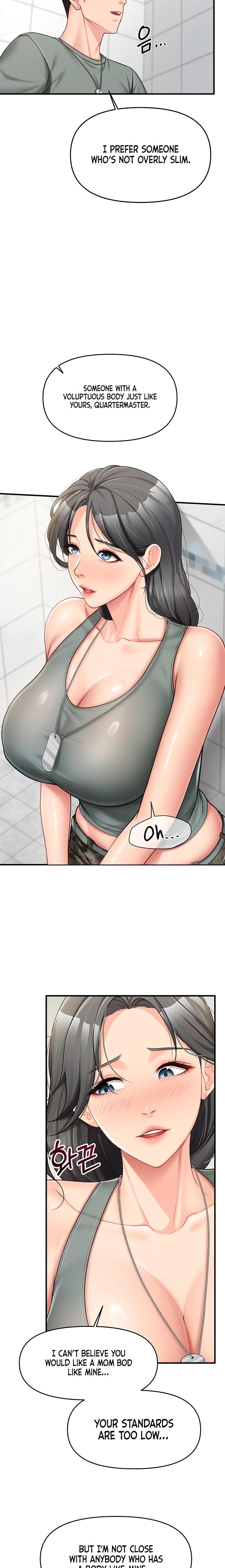 I'm the Only Man on the Military Base Uncensored, chapter 9, page 14 of 28
