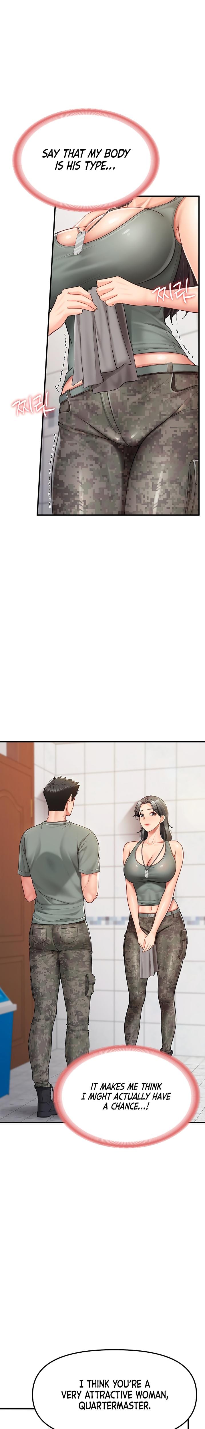 I'm the Only Man on the Military Base Uncensored, chapter 9, page 16 of 28