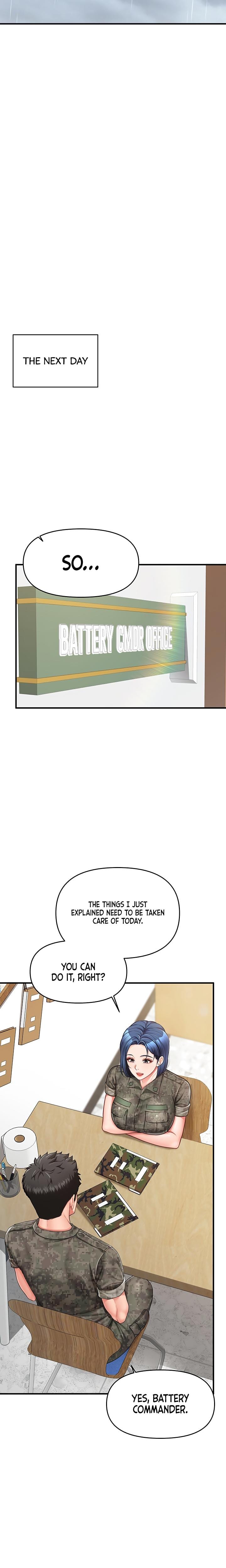 I'm the Only Man on the Military Base Uncensored, chapter 10, page 18 of 23