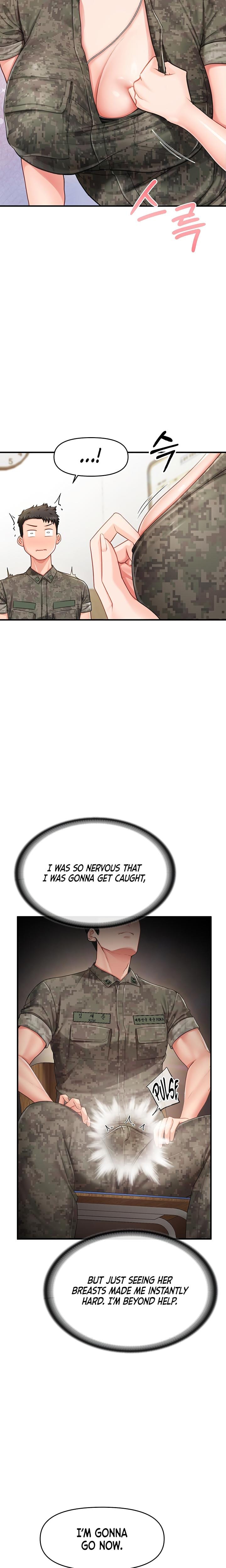 I'm the Only Man on the Military Base Uncensored, chapter 10, page 21 of 23