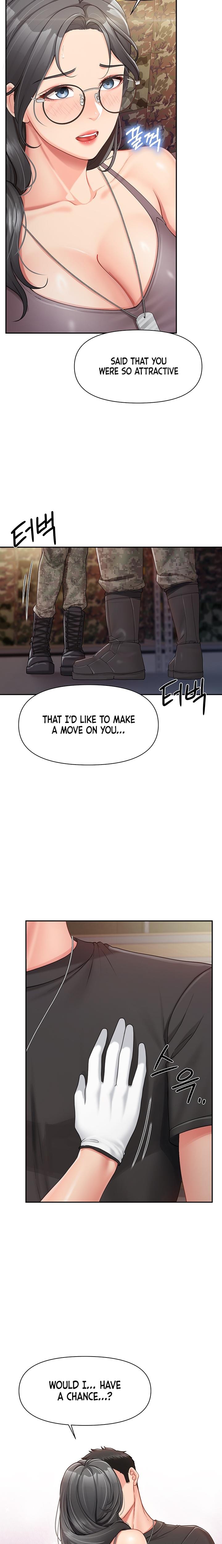 I'm the Only Man on the Military Base Uncensored, chapter 16, page 8 of 22