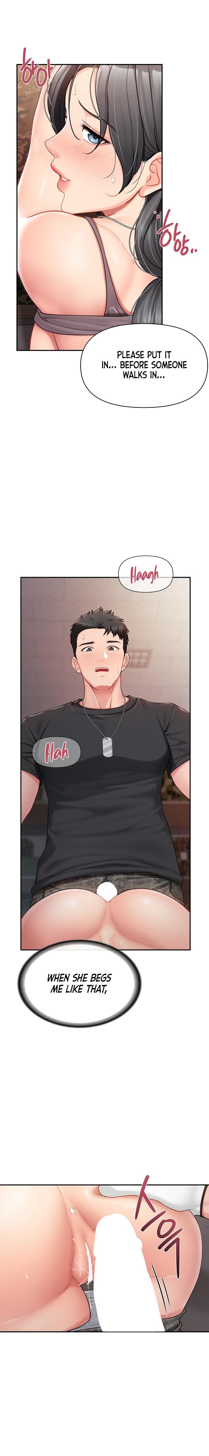 I'm the Only Man on the Military Base Uncensored, chapter 16, page 18 of 22