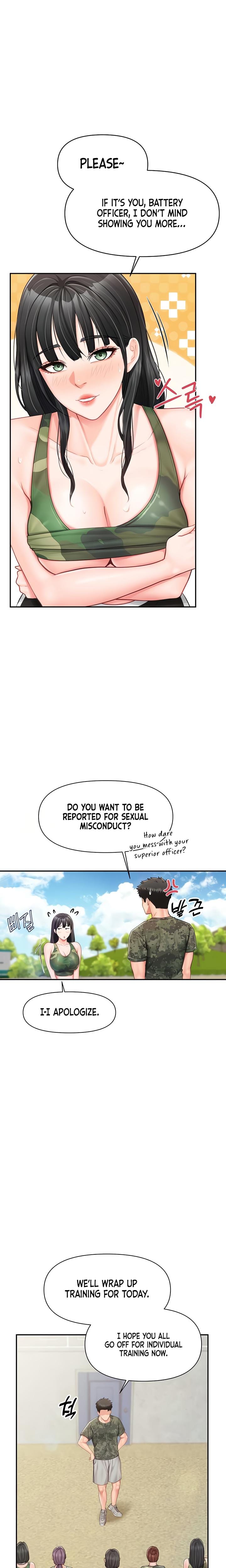 I'm the Only Man on the Military Base Uncensored, chapter 18, page 11 of 24