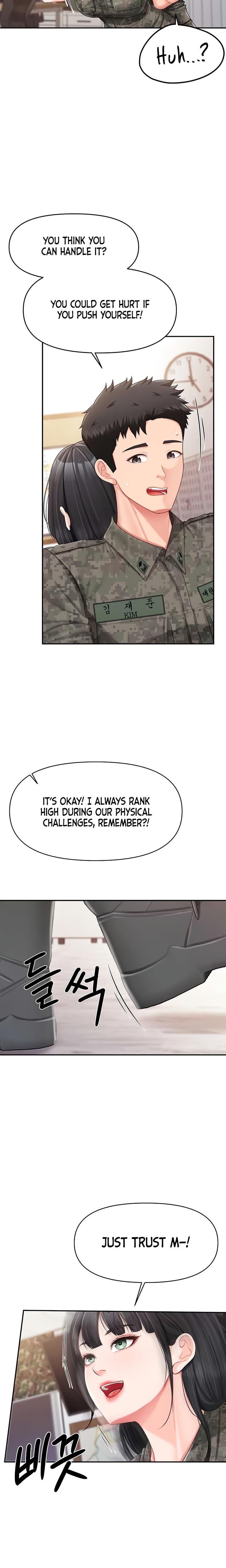 I'm the Only Man on the Military Base Uncensored, chapter 20, page 12 of 22