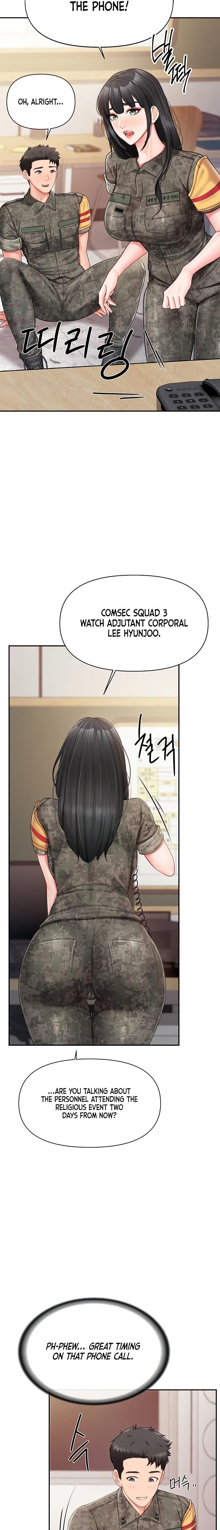 I'm the Only Man on the Military Base Uncensored, chapter 20, page 16 of 22
