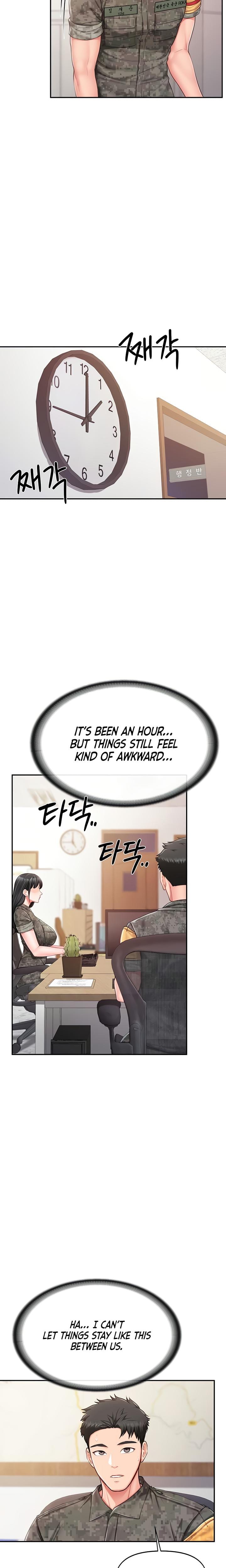 I'm the Only Man on the Military Base Uncensored, chapter 20, page 17 of 22
