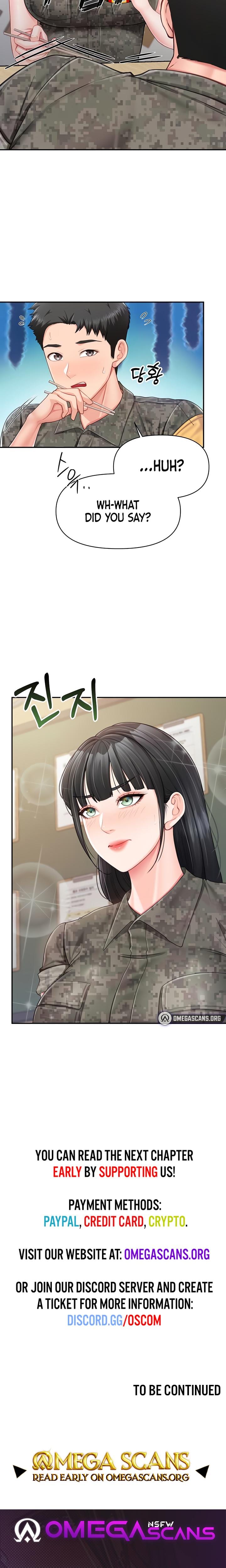 I'm the Only Man on the Military Base Uncensored, chapter 20, page 21 of 22